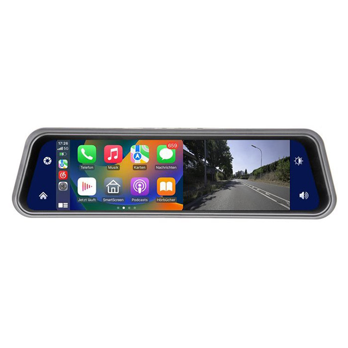 Ampire Bakspejl Med Carplay Android Auto Dashcam