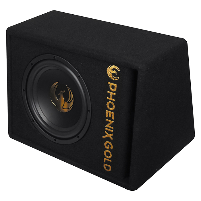 Phoenix Gold 10 Subwoofer m kabler og fjernbetjening