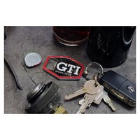VW GTI nøglering sekskantet m. flaskeåbner, sort