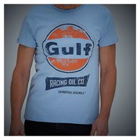 Gulf Oil Racing T-shirt Blå XL