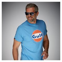 Gulf Logo T-shirt Lyseblå XL