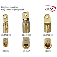ACV ringterminal 35kv->8,5mm guld