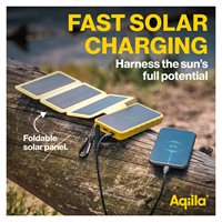 Aqiila PowerBird BS10 Powerbank med solceller