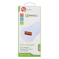 Allride USB udtag til cigarettænder - fast charge