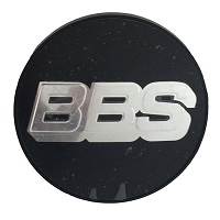 BBS centerkapsel ø70.6mm sølv/sort