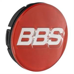 BBS Roterende 3D Centerkapsel rød 58071061