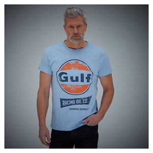 Gulf Oil Racing T-shirt Blå L