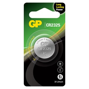 GP knapcelle, Lithium, CR2325, 1-pak