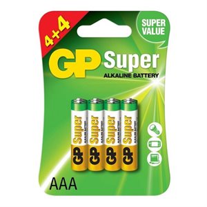 Gp super AAA sampak 4+4 stk.