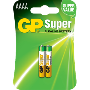 Gp 25a-u2 /lr61/aaaa batterier 2 stk.