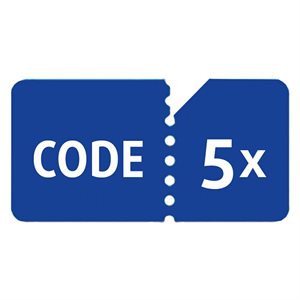 Kode til Auto Code Mini, 5 stk