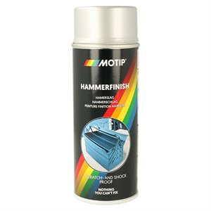 Motip Hammerlak spray  sølv 400ml.