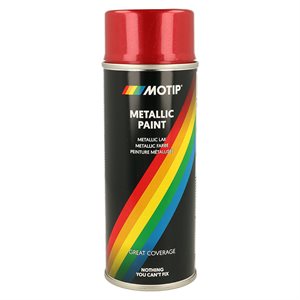 Motip Metallic effekt lak 400ml rød