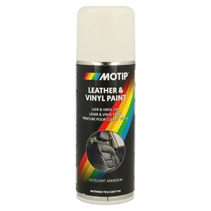 Motip læder og vinyl maling RAL9010 200ml