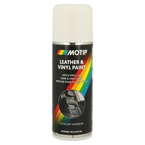 Motip læder og vinyl maling RAL9016 200ml