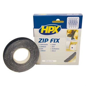 HPX zip fix velcro tape 20mmx5m (loop)