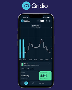 Gridio app – Smart opladning af elbil
